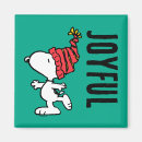 Recherche de winter magnets Snoopy