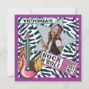 Recherche de rock and roll anniversaire invitations Fille