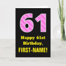 Recherche de 61 anniversaire cartes Amusant