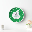 Recherche de pommes vertes horloges Feuille