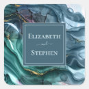 Recherche de turquoise mariage autocollants Aquarelle