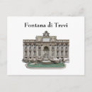 Recherche de fontaine trevi cartes postales Fontana di trevi