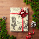 Recherche de père noël vintage papier cadeau Éphémère