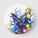 Recherche de art abstrait horloges Mur
