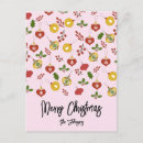 Recherche de noël rose cartes postales Amusant