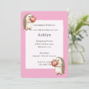 Recherche de hérisson anniversaire invitations Mignon