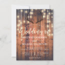 Recherche de en bois rustique mariage invitations Lampes à cordes