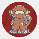 Recherche de singe de bande dessinée autocollants Mignon