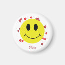 Recherche de coeurs de sourire magnets Heureux