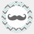 Recherche de moustache bleue autocollants Bébé