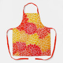 Recherche de dahlia tabliers Rouge