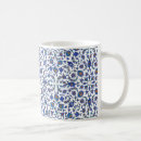 Recherche de motif oriental tasses Bleu