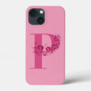 Recherche de lettre p iphone coques Monogramme