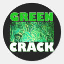 Recherche de fissure autocollants Vert