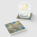Recherche de plume paon de dessous de verres Vert