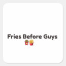 Recherche de frites autocollants Frites avant les gars