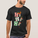 Recherche de cheval à noël tshirts Survol