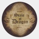 Recherche de dragons autocollants Antique
