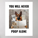 Recherche de la toilette posters Mur de toilettes
