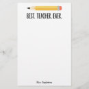 Zoek naar leraar briefpapier Schrijfbehoeften