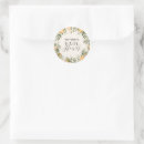 Recherche de showers mariage autocollants Floral