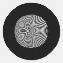 Recherche de cercles concentriques autocollants Illusion d'optique