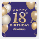 Recherche de huit autocollants Fête d'anniversaire