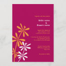 Recherche de fuschia mariage invitations Floral
