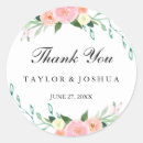 Recherche de fleur mariage autocollants Aquarelle