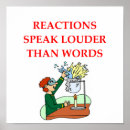 Recherche de réactions chimiques posters Drôle