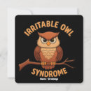 Recherche de hibou drôle invitations Chouette
