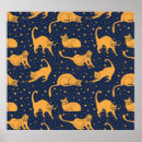 Recherche de chat abstrait posters Illustration