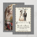 Recherche de jeune mariée gothique invitations Crâne