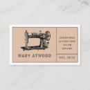 Recherche de couture vintage cartes visite Tailleur