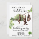 Recherche de chimpanzé invitations Jungle