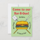 Recherche de bar b que invitations Fête