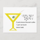 Recherche de vodka cartes postales Martini