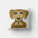 Recherche de teckels coussins Chien de dessin animé