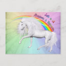 Recherche de licorne cartes postales Conte de fées