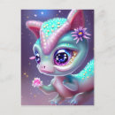 Recherche de dinosaure kawaii cartes postales Bébé