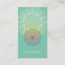 Recherche de spiritualité cartes visite Yoga