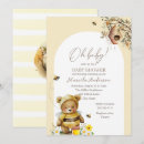 Recherche de abeille baby shower invitations Rustique