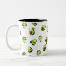 Zoek naar de avocado mokken Schattig