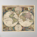 Zoek naar historische wereldkaart posters Wandkaarten