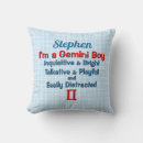 Recherche de gemini coussins Bleu