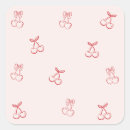 Recherche de motif de cerise autocollants Fruit