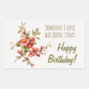 Recherche de salutation rectangles autocollants Anniversaire