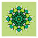 Recherche de mandala de fleur posters Abstrait
