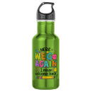 Zoek naar weer naar school waterflessen Hier gaan we weer