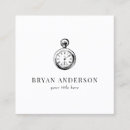 Zoek naar horloge reparatie visitekaartjes Tijd